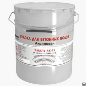 Акриловая краска для бетона