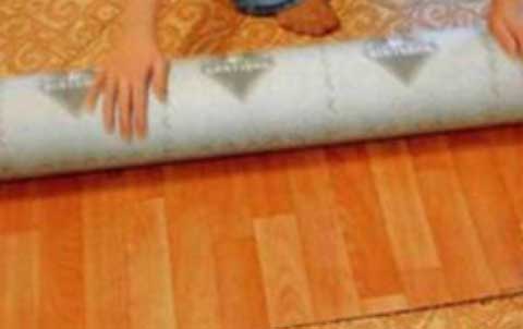 как положить линолеум на линолеум